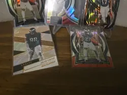 Philadelphia Eagles Lot Of 5 Cards - Dyecuts And Rookies - Image 3