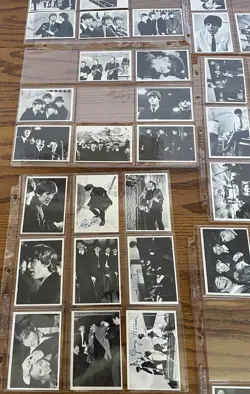 Lot of 47 The Beatles 1964 Topps Trading Cards Series 2, # 61-114 NICE condition - Image 3