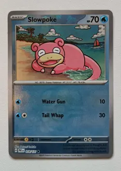 Pokemon TCG Slowpoke Master Ball Reverse Holo 018/131 Prismatic Evolutions - Image 1