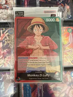 One Piece Demo Deck (2022) - Monkey D. Luffy Pre-Errata w Sealed Promo Pack - Image 1
