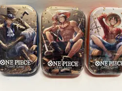 One Piece Tin Pack Set Vol 2 Set of 3 | TS-02 OP-13 | Factory Sealed | Bandai - Image 3