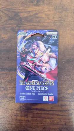 Lot of (25) One Piece English OP-14 The Azure Sea's Seven Sleeved Booster Packs - Image 1