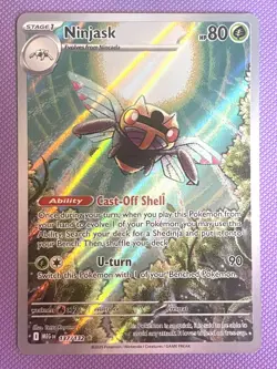 Pokemon TCG Ninjask 137/132 Me01: Mega Evolution Illustration Rare - Image 1