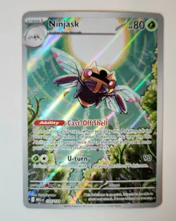 Ninjask 137/132 IR Illustration Rare Pokemon TCG Me01: Mega Evolution Holo - Image 1