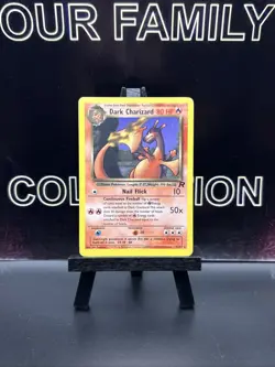 DARK Charizard - 21/82 - Pokemon Team Rocket Unlimited Rare TCG WOTC Regular LP - Image 1