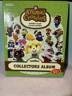 Animal Crossing Amiibo Cards Collectors Album Binder - Series 1 - With Damage - Image 1