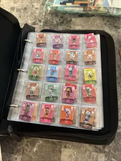 MINI Amibo Animal Crossing Card Lot! 70 Total Cards With Binder! - Image 1