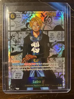 One Piece CCG | Sabo | OP13-120 | Carrying On His Will | Manga Rare | NM - Image 1