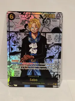 One Piece CCG | Sabo | OP13-120 | Carrying On His Will | Manga Rare | NM - Image 1