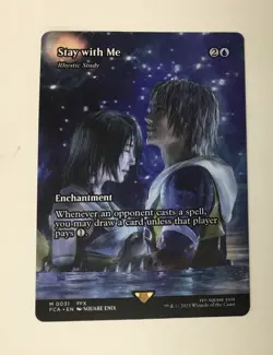 Stay with Me - Rhystic Study (Showcase) Final Fantasy: Through the Ages Regular - Image 1