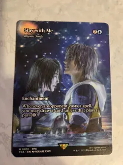 Stay with Me - Rhystic Study (Showcase) Final Fantasy: Through the Ages Regular - Image 1