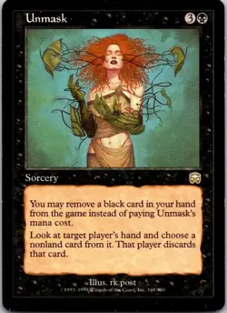 MTG Magic the Gathering Unmask Mercadian Masques Played See Scan - Image 1