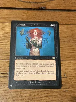 Unmask Mercadian Masques Regular NM MTG Magic The Gathering - Image 1