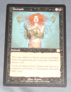 Unmask Mercadian Masques Regular MTG Magic the Gathering - Image 1