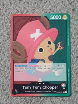 Tony Tony Chopper OP08-001 Leader Two Legends One Piece TCG NM English - Image 1