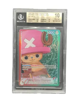BGS 10 Tony Tony Chopper OP08-001 (Leader) Two Legends ONE PIECE Card TCG - Image 1