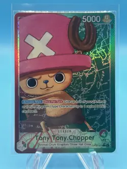 TONY CHOPPER ALT ART LEADER OP08-001 TWO LEGENDS ENGLISH ONE PIECE TCG - Image 1