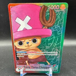 TONY CHOPPER ALT ART LEADER OP08-001 TWO LEGENDS ENGLISH ONE PIECE TCG - Image 1