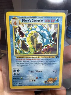 Pokemon TCG Misty's Gyarados Holo Rare Gym Challenge 13/132 Unlimited Edition - Image 1