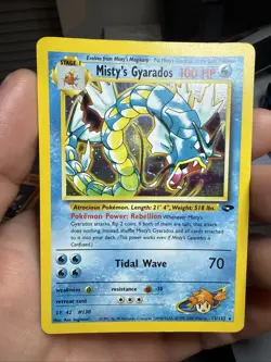 Pokemon TCG Misty's Gyarados Holo Rare Gym Challenge 13/132 Unlimited Edition - Image 2