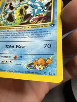Pokemon TCG Misty's Gyarados Holo Rare Gym Challenge 13/132 Unlimited Edition - Image 4
