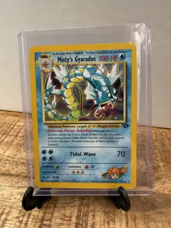 Pokemon TCG Misty's Gyarados Holo Rare Gym Challenge 13/132 Edition - Image 1