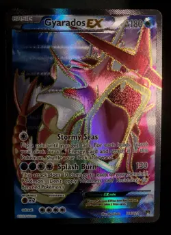 Pokemon Shiny Gyarados EX Full Art Holo Rare Card 114/122 Breakpoint NM-MINT - Image 4