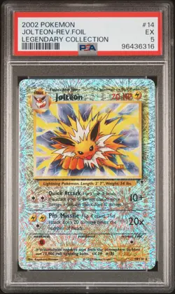 JOLTEON REVERSE HOLO 14/110 LEGENDARY COLLECTION POKEMON PSA 5 - Image 1