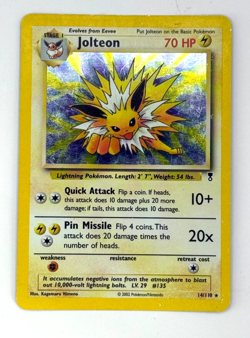 Jolteon 14/110 Legendary Collection Holo Rare 14/110 2002 Pokemon TCG - Image 1