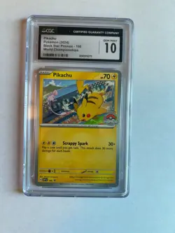 Pikachu 190 Sv: Scarlet & Violet Promo Cards Regular CGC 10!!! - Image 1