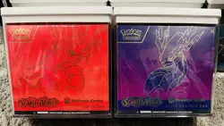 Pokemon Center Exclusive Scarlet and Violet Base ETB Set of 2 - New/Sealed - Image 1