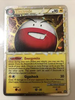 Electrode - 93/102 - Prime Ultra Rare Holo HGSS Triumphant - Pokemon Card - Image 1