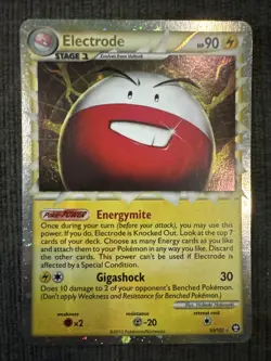Electrode - 93/102 - Prime Ultra Rare Holo HGSS Triumphant - Pokemon Card - Image 1