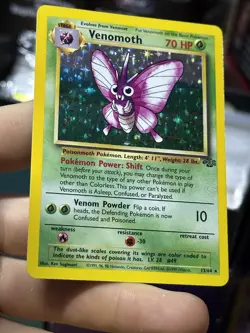Vaporeon 12/64 Venomoth 13/64 Jungle 1999 Holo Vintage Pokemon Card Lot WOTC - Image 3