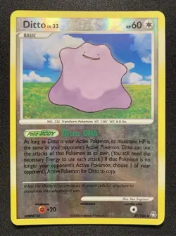 Pokemon Ditto 27/146 Legends Awakened D&P MP DPBP#156 2008 Reverse Holo Rare - Image 1