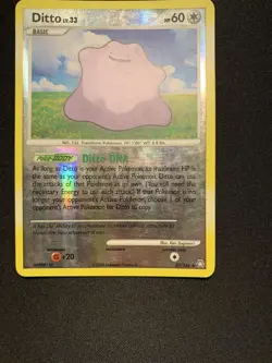 Pokemon Ditto 27/146 Legends Awakened D&P MP DPBP#156 2008 Reverse Holo Rare - Image 3