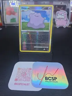 Ditto 27/146 Legends Awakened Reverse Holo Rare 2008 Pokemon LP - Image 3