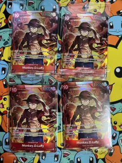SEALED ! Promo One Piece CARD Treasure Booster Monkey.D.Luffy ST10-006 SR NEW - Image 1