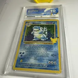 Pokemon Blastoise 2/102 25th English Celebrations 2021 Classic ACE 10 Gem Mint - Image 3