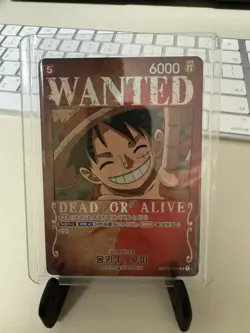 Monkey.D.Luffy (Wanted Poster) ST01-012 Pillars of Strength Foil Korean - Image 1