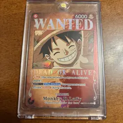 Monkey.D.Luffy (Wanted Poster) ST01-012 Pillars of Strength Foil SR NM Condition - Image 3