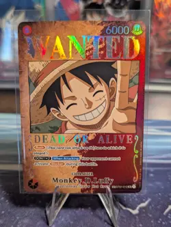 Monkey.D.Luffy (Wanted Poster) ST01-012 Pillars of Strength Foil SR NM Condition - Image 4