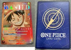 Monkey.D.Luffy (Wanted Poster) ST01-012 Pillars of Strength Foil SR NM Condition - Image 1
