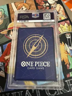 One Piece Monkey D. Luffy Pillars of Strength OP03 Wanted Poster ST01-012 PSA 10 - Image 4