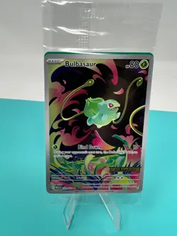 Pokemon TCG Mega Evolutions Stamped Promo Card - Bulbasaur 133/132 - NM - SEALED - Image 1