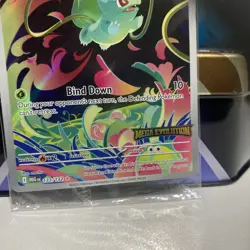 Sealed Bulbasaur 133/132 Mega Evolution Stamp Promo Card Pokemon TCG Box Topper - Image 3