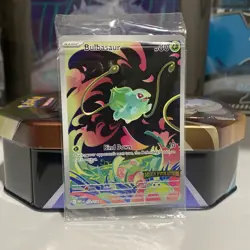 Sealed Bulbasaur 133/132 Mega Evolution Stamp Promo Card Pokemon TCG Box Topper - Image 5