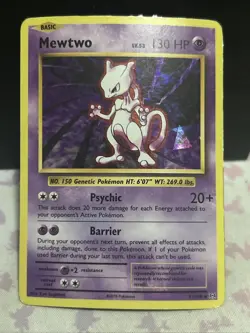 Cracked Ice Holo Mewtwo 51/108 - Pokemon Evolutions Card - MP - Image 1
