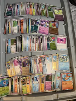 Pokemon Cards Bulk Box Packed With Cards From Mega And Scarlet Violet Over 4000 - Image 3
