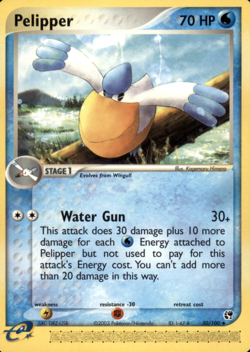 Pokemon TCG - Pelipper - EX Sandstorm - Uncommon Card - 50/100 - Image 1